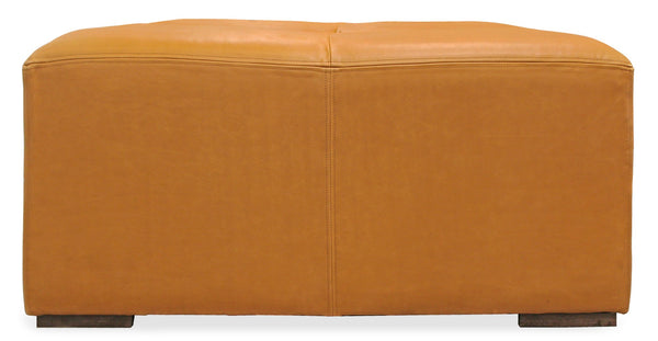 Lash Java Cocktail Table with Leather Cover – English Elm