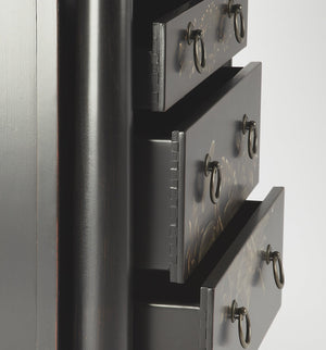 Butler Specialty Castle Contessa Secretary Desk - Elegant Handcrafted Design With Early 1800s Inspired Charm Black Poplar Solids,Mdf 9400346-butler