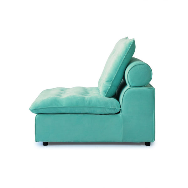 English Elm Sky Cloud Deluxe Adjustable Sectional Sofa - Cozy Velvet L-Shaped Design, Pet-Friendly & Versatile 4-Seater B341S00026-GIGA