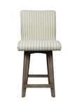 Moti Vance Natural Stripe Swivel Counter Stool  94011054