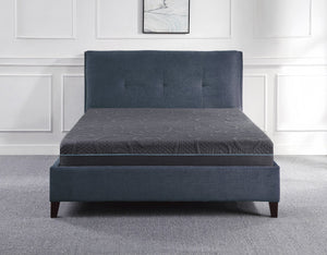 English Elm 8" Queen Hybrid Gel-Infused Memory Foam Mattress - 8" Firm Breathable 4-Layer Coil Support, Dark Gray B011P213339