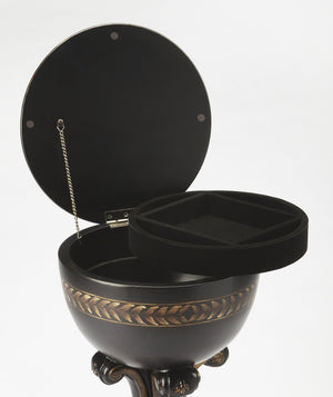 Butler Specialty Castle Contessa Jewelry Case – Elegant Wooden Stand Inspired By Eighteenth Century Design Secret Compartment Black Poplar Solids,Mdf,Resin 9403346-butler