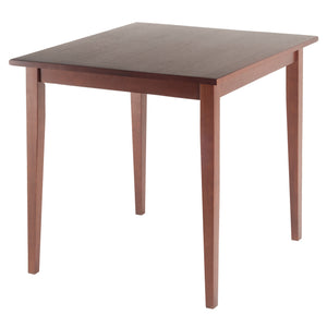 Winsome Wood Groveland Square Dining Table - Stylish Walnut Finish, Compact Design For Apartments & Hobbies Walnut Solid Wood 94035-winsome-wood