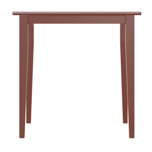 Winsome Wood Groveland Square Dining Table - Stylish Walnut Finish, Compact Design For Apartments & Hobbies Walnut Solid Wood 94035-winsome-wood