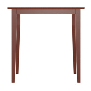 Winsome Wood Groveland Square Dining Table - Stylish Walnut Finish, Compact Design For Apartments & Hobbies Walnut Solid Wood 94035-winsome-wood