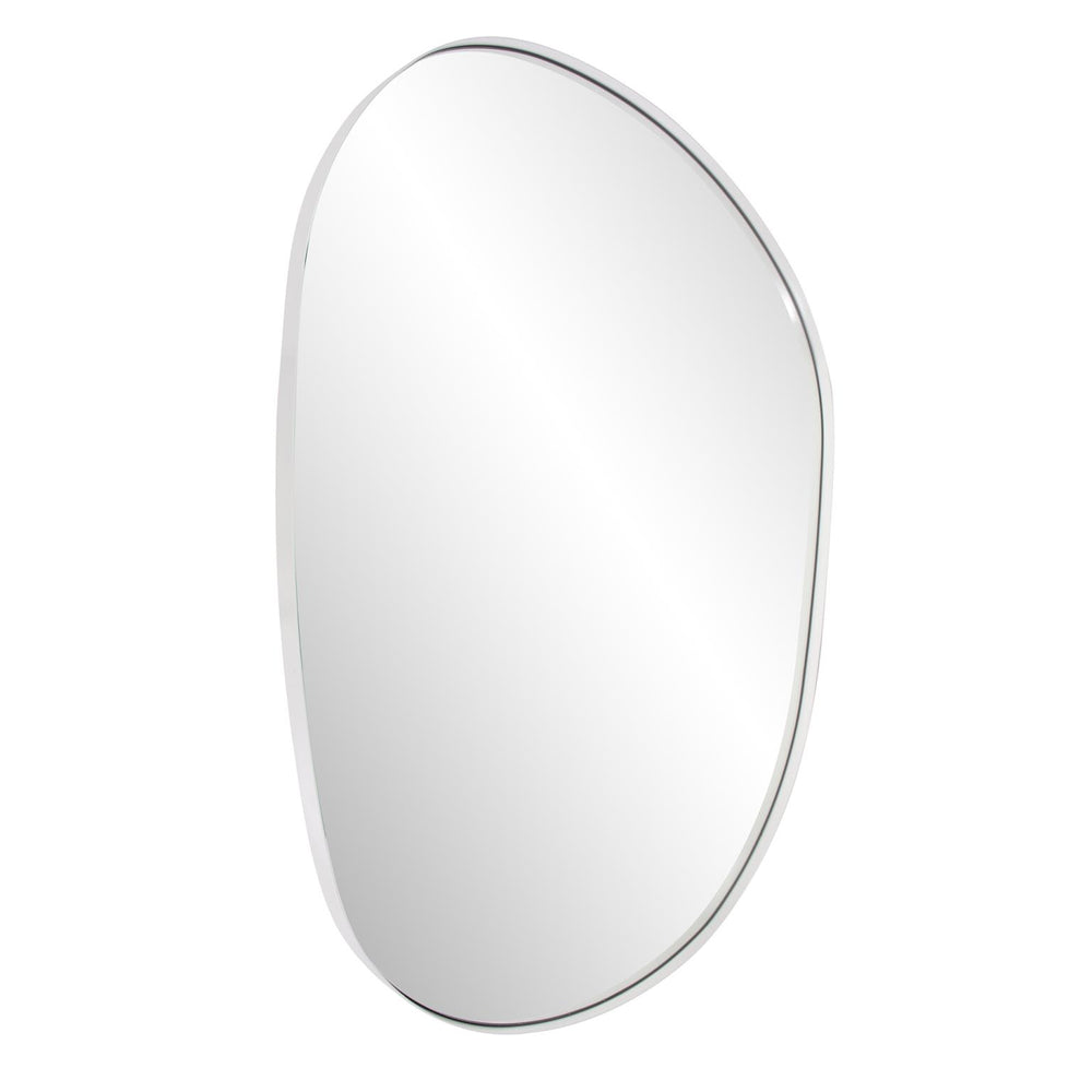 Howard Elliott Klein Mirror - Embrace Modernism With Industrial Abstract Design For Stylish Home Decor Elegance White Metal 94058-howard-elliott