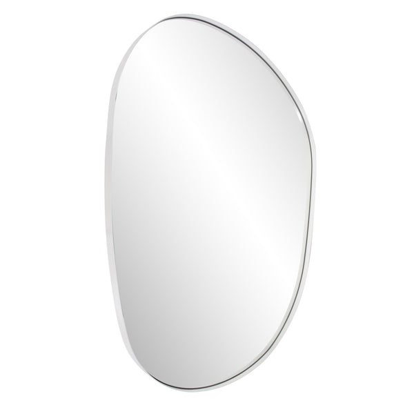 Howard Elliott Klein Mirror - Embrace Modernism With Industrial Abstract Design For Stylish Home Decor Elegance White Metal 94058-howard-elliott