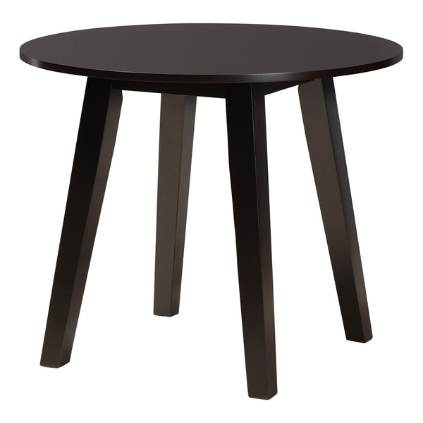 Baxton Studio Baxton Studio Darina 5-Piece Dining Set - Modern Grey Fabric & Dark Brown Wood for Stylish Dining Esme-Grey/Dark Brown-5PC Dining Set