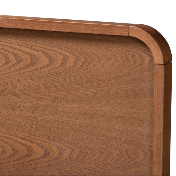 Baxton Studio Baxton Studio Demeter King 5-Piece Bedroom Set - Mid-Century Modern Walnut Finish with Storage Solutions Demeter-Ash Walnut-King 5PC Bedroom Set