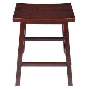 Winsome Wood Satori Saddle Seat Counter Stool - Elegant Walnut Design, Comfortable 24" Height For Modern Spaces Walnut Solid Wood 94084-winsome-wood