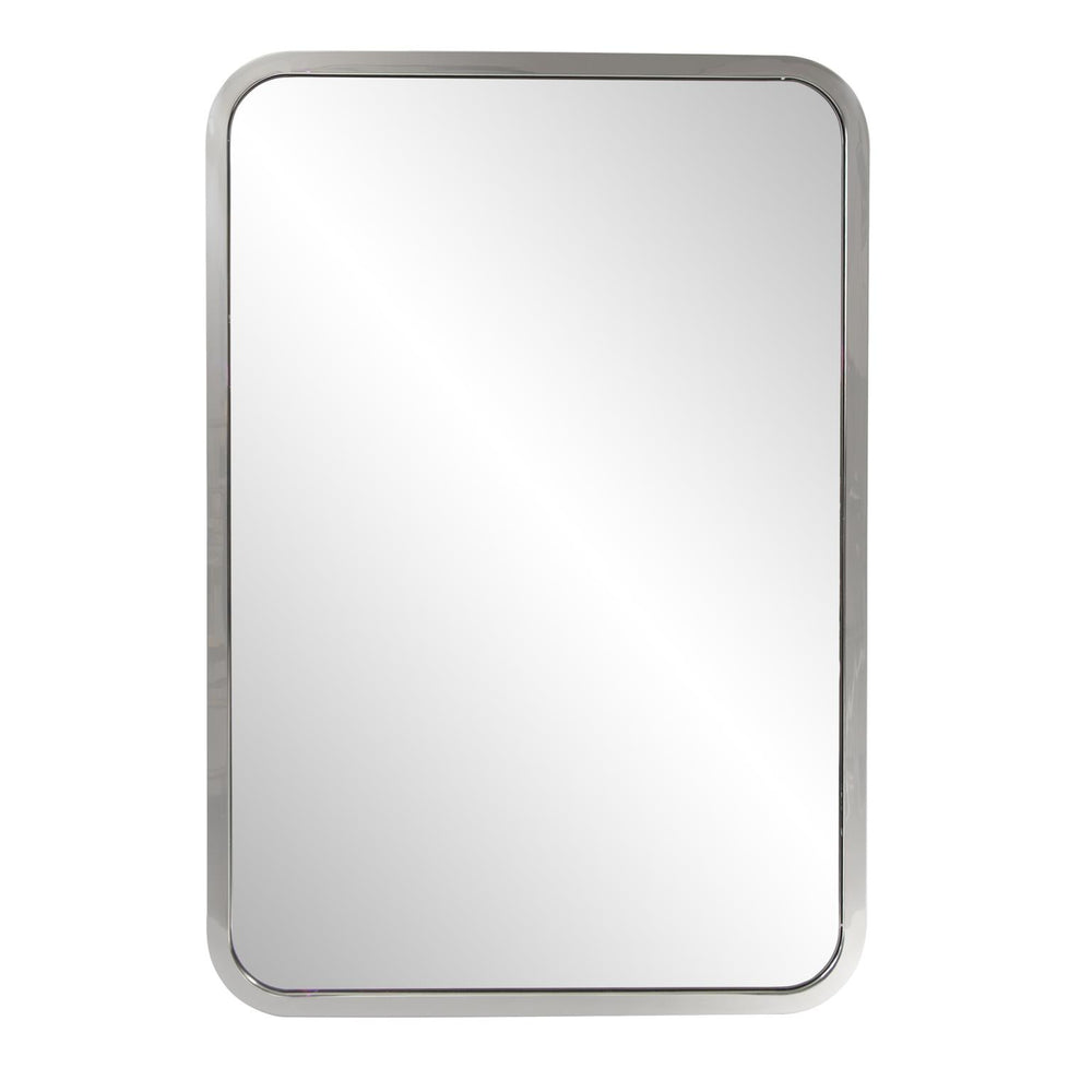 Howard Elliott Simone Mirror - Stunning Modern Design With Thin Polished Frame For Elegant Home Décor Style Silver Stainless Steel 94090-howard-elliott