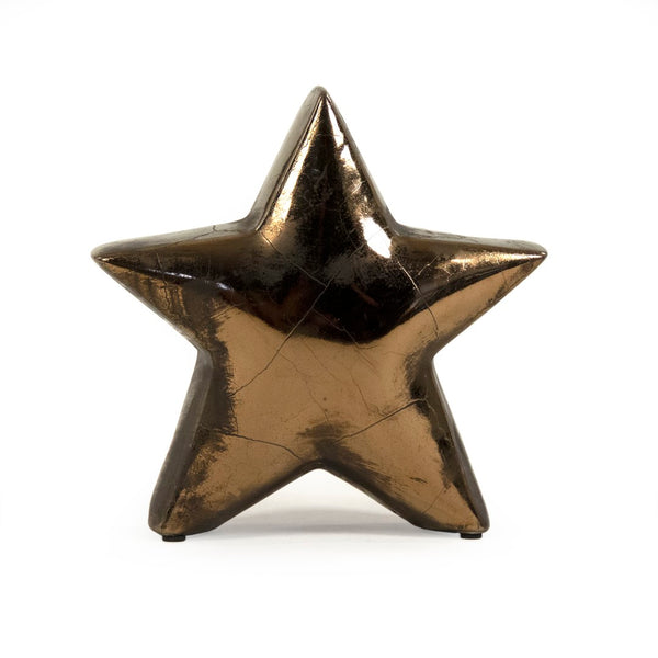 Distressed Metallic Bronze Star (9410M A773) Zentique