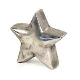 Distressed Metallic Silver Star (9702L A840) Zentique