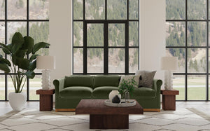 Basset Mirror Padula Brown Oak Cocktail Table – Modern Solid Wood Design With Rich Dark Finish For Timeless Elegance Brown Mango Veneers 9411-lr-130