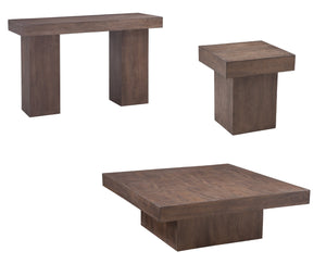 Basset Mirror Padula Brown End Table - Solid Wood & Mango Veneers In Rich Dark Finish For Modern Living Spaces Brown Mango Veneers 9411-lr-250