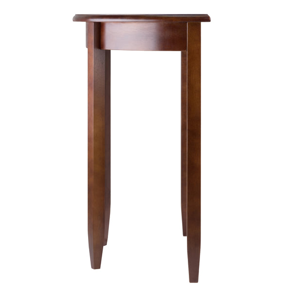 Winsome Wood Concord Half Moon Accent Table In Warm Walnut Finish - Timeless Entryway Furniture For Your Home Walnut Solid ,Composite Wood 94132-winsome-wood