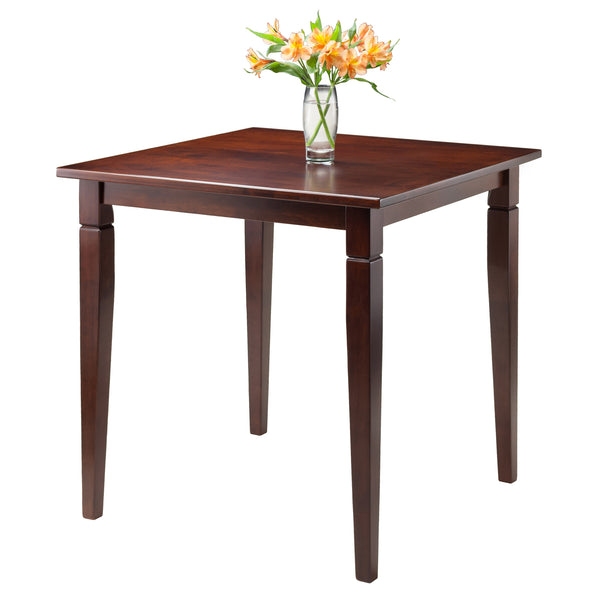 Winsome Wood Kingsgate Dining Table In Rich Walnut - Versatile Space-saving Design For Small Homes & Gatherings Walnut Solid Wood 94133-winsome-wood