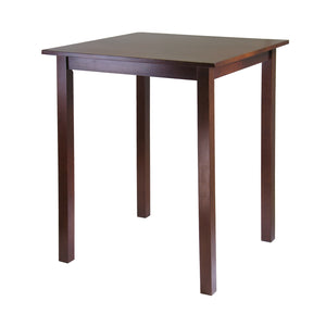 Winsome Wood Parkland Square High Dining Table In Walnut - Compact, Durable Design Perfect For Small Spaces! Walnut Solid Wood 94134-winsome-wood