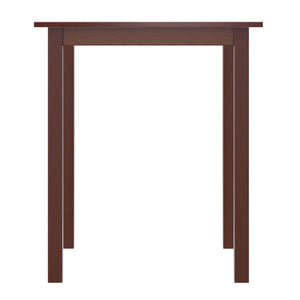 Winsome Wood Parkland Square High Dining Table In Walnut - Compact, Durable Design Perfect For Small Spaces! Walnut Solid Wood 94134-winsome-wood