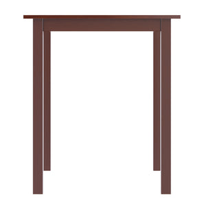 Winsome Wood Parkland Square High Dining Table In Walnut - Compact, Durable Design Perfect For Small Spaces! Walnut Solid Wood 94134-winsome-wood