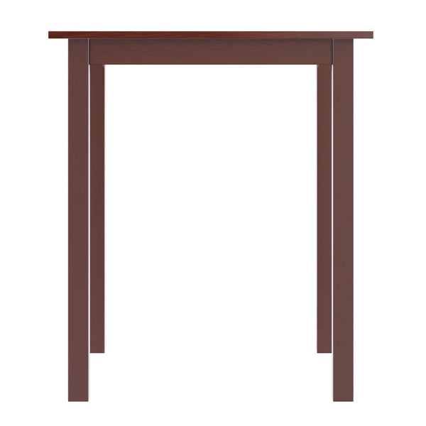 Winsome Wood Parkland Square High Dining Table In Walnut - Compact, Durable Design Perfect For Small Spaces! Walnut Solid Wood 94134-winsome-wood