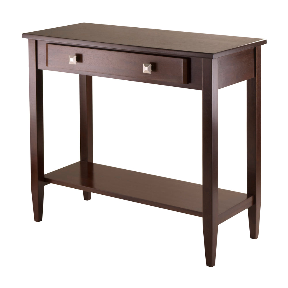 Winsome Wood Richmond Console Table In Rich Walnut - Stylish Entryway Furniture With Storage & Display Options Walnut Solid ,Composite Wood 94136-winsome-wood