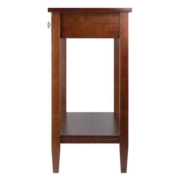 Winsome Wood Richmond Console Table In Rich Walnut - Stylish Entryway Furniture With Storage & Display Options Walnut Solid ,Composite Wood 94136-winsome-wood
