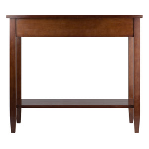Winsome Wood Richmond Console Table In Rich Walnut - Stylish Entryway Furniture With Storage & Display Options Walnut Solid ,Composite Wood 94136-winsome-wood