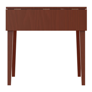 Winsome Wood Hamilton Versatile Drop Leaf Dining Table In Rich Walnut - Perfect For Small Spaces & Entertaining! Walnut Solid Wood ,Composite Wood 94141-winsome-wood