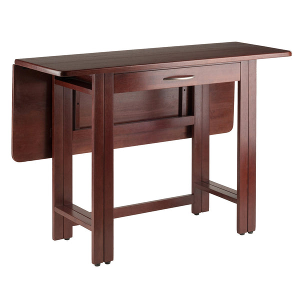 Winsome Wood Taylor Drop Leaf Table - Versatile Walnut Design For Dining, Workspaces & Small Spaces, Storage Drawer Walnut Solid ,Composite Wood 94145-winsome-wood