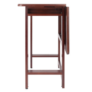 Winsome Wood Taylor Drop Leaf Table - Versatile Walnut Design For Dining, Workspaces & Small Spaces, Storage Drawer Walnut Solid ,Composite Wood 94145-winsome-wood