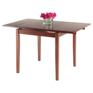 Winsome Wood Pulman Extension Table In Rich Walnut - Space-saving Design For Small Homes & Gatherings Up To 4 Walnut Solid Wood 94150-winsome-wood