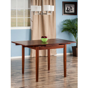 Winsome Wood Pulman Extension Table In Rich Walnut - Space-saving Design For Small Homes & Gatherings Up To 4 Walnut Solid Wood 94150-winsome-wood