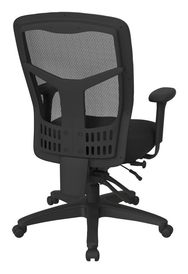 OSP Home Furnishings Progrid® High Back Ergonomic Mesh Office Chair with Lumbar Support and Pneumatic Controls 92892-3M