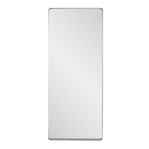 Howard Elliott Steele Modern Polished Mirror - Sleek Stainless Steel Frame For Effortless Elegance & Versatility Silver Stainless Steel 94170-howard-elliott
