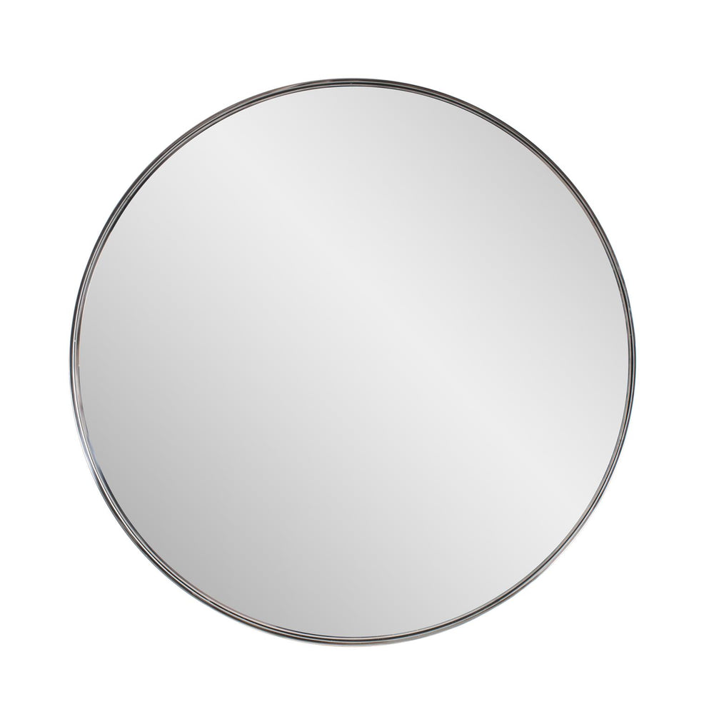 Howard Elliott Steele Modern Polished Mirror - Sleek Stainless Steel Frame For Effortless Elegance & Versatility Silver Stainless Steel 94170-howard-elliott