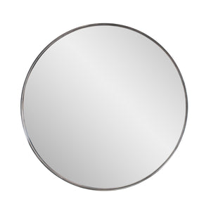 Howard Elliott Steele Modern Polished Mirror - Sleek Stainless Steel Frame For Effortless Elegance & Versatility Silver Stainless Steel 94171-howard-elliott