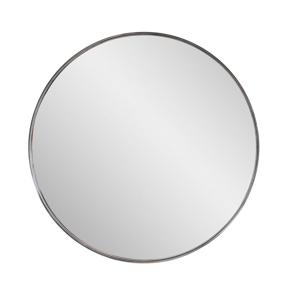 Howard Elliott Steele Modern Polished Mirror - Sleek Stainless Steel Frame For Effortless Elegance & Versatility Silver Stainless Steel 94171-howard-elliott