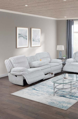 English Elm Living Room Reclining Couch Set - 2Pc Manual Motion Sofa With Console, Cup Holders & Storage Drawer B011S01741