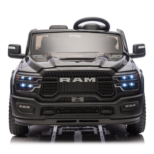 English Elm 24v Licensed Dodge Ram 2500 Kids Ride on Truck with Remote and 4-wheel Suspension W1578P305880