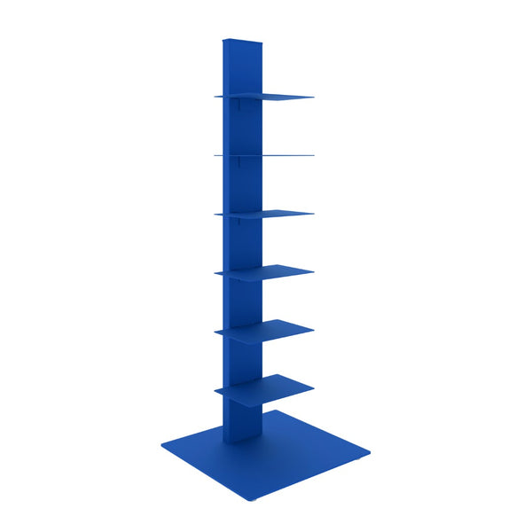 EuroStyle Sapiens Bookcase/Shelf/Shelving Tower in Blue
