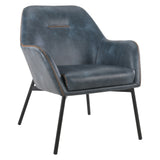 OSP Home Furnishings Brooks Accent Chair  Navy