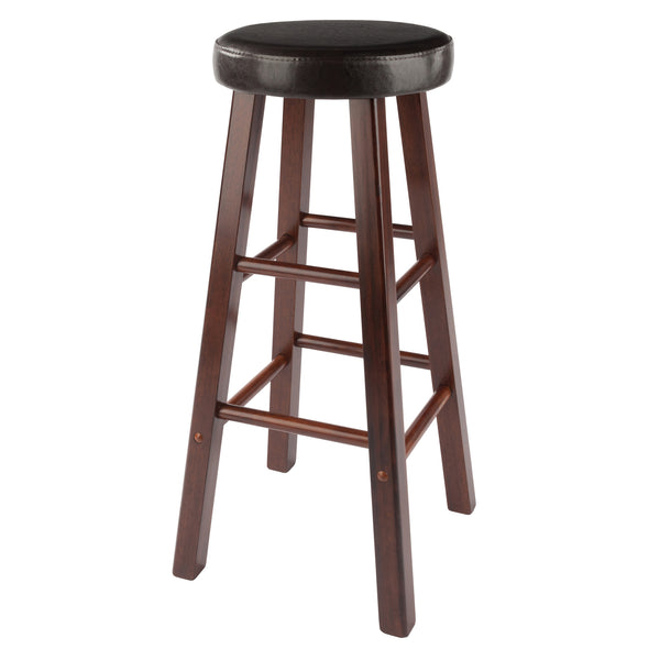 Winsome Wood Maria 2-piece Bar Stool Set With Comfortable Cushioned Seats In Espresso & Walnut Finish - Stylish & Durable Walnut ,Espresso Solid Wood ,Polyurethane 94200-winsome-wood