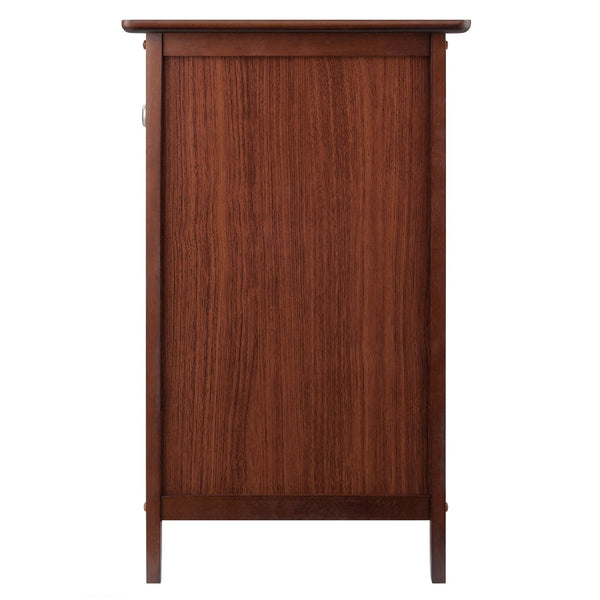 Winsome Wood Eugene Accent Table - Elegant Walnut Nightstand With Storage Drawer & Versatile Design For Home Decor Walnut Solid ,Composite Wood 94215-winsome-wood