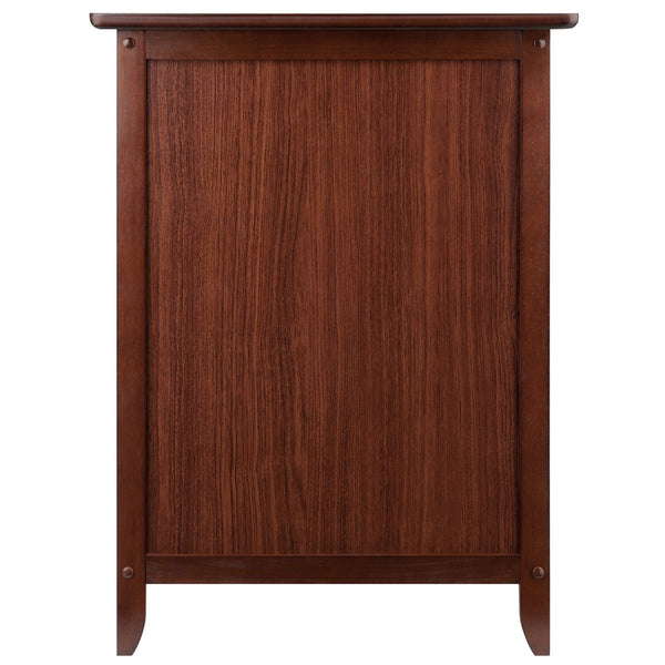 Winsome Wood Eugene Accent Table - Elegant Walnut Nightstand With Storage Drawer & Versatile Design For Home Decor Walnut Solid ,Composite Wood 94215-winsome-wood