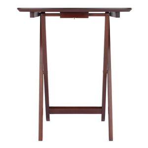 Winsome Wood Darlene 2-piece Snack Table Set - Walnut Finish, Stylish & Versatile For Entertaining & Small Spaces Walnut Composite Wood 94227-winsome-wood