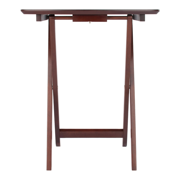 Winsome Wood Darlene 2-piece Snack Table Set - Walnut Finish, Stylish & Versatile For Entertaining & Small Spaces Walnut Composite Wood 94227-winsome-wood