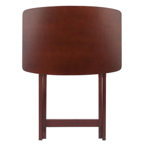 Winsome Wood Darlene 2-piece Snack Table Set - Walnut Finish, Stylish & Versatile For Entertaining & Small Spaces Walnut Composite Wood 94227-winsome-wood