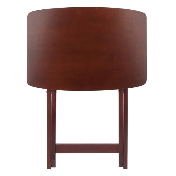 Winsome Wood Darlene 2-piece Snack Table Set - Walnut Finish, Stylish & Versatile For Entertaining & Small Spaces Walnut Composite Wood 94227-winsome-wood