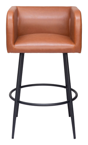Horbat Barstool - Set of 2 Brown 109947 Zuo Modern